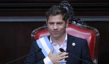 Kicillof juró como gobernador de la provincia de Buenos Aires