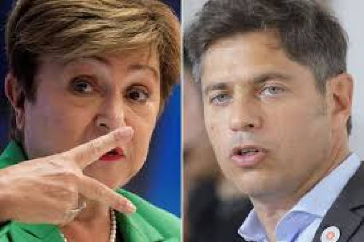 Kicillof exigió al FMI que investigue a Georgieva por intervenir en el proceso electoral